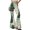 Green, variant on EANJE Christmas Womens Trousers Christmas Graphic High Rise Lightweight Flare Trousers Bell Bottom Stretch Fabric Long Pants Fashion Fall Party Wear Clothing Red S