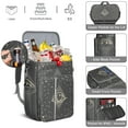 thumbnail image 5 of Mystical Astrology Insulated Backpack Cooler - 20L Soft Cooler Bag with Golden Star Print, Perfect for Outdoor & Travel, 5 of 6