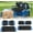 Blue/Black, variant on Nilight Golf Cart Seat Covers Set Front and Rear Grey Black Sun Scratch Resistant Washable Breathable Sandwich Mesh No Staple for 1994-2013 EZGO TXT/EZGO RXV/2000-2026 Club Car DS