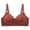 Red, variant on Loopsun Plus Size Bras for Women, Womens Large Size Wireless Push Up Breathable Thin Back Breasted Underwear Bra Pink 36/80BC