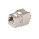 thumbnail image 1 of Red Rj45 Cat6 Cat7 Keystone Jack Module 360 ​​grados completamente blindado Rj45 Socket a Lsa Terminación sin herramientas, 1 of 2