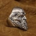 thumbnail image 5 of 925 Sterling Silver God Of War Kratos Ring Biker Punk Jewelry TA313 Small Model US Size 8, 5 of 17