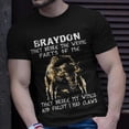 thumbnail image 2 of Braydon Name Braydon They Broke The Wrong Parts Of Me TShirt, 2 of 6