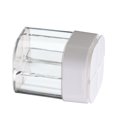 thumbnail image 2 of Ounissouiy 4 rejillas tarros magnéticos para especias cocina pimentero Picnic herramientas para hierbas y especias estante latas de especias de plástico Cocina y Comedor Blanco Ounissouiy HA005159-01, 2 of 6