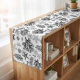 thumbnail image 6 of Table Runners 70 Inches Long Dress Scarves, Black Coastal Farmhouse Coffee/Dining/Kitchen Table Decor, Holiday Table Runner, Coral Starfish Seaside Summer Beach 13x70 Inch, 6 of 9