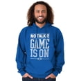 thumbnail image 4 of No Talkie Game is On Football Hoodie Hooded Sweatshirt Men Brisco Brands L, 4 of 6
