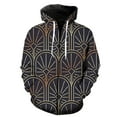 thumbnail image 1 of Abstract Geometric Patterns Men's Zipper Hoodies 3D Print Tops Harajuku Hip Hop Spring Oversized Teens Fashion Cool Sweatshirts, 1 of 5