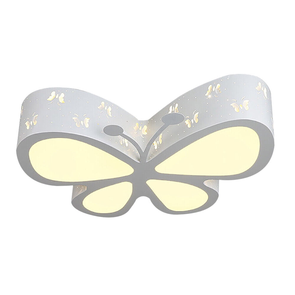 Butterflies Ceiling Light Children's Room Butterfly Close to Ceiling Light Girls Creative Bedroom Lamp LED Dimmable Flush Mount Ceiling Lamp