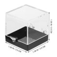 thumbnail image 2 of Topbathy 6Pcs Clear Specimen Display Boxes with Strong Plastic Construction for Safe Mineral Storage, 2 of 6