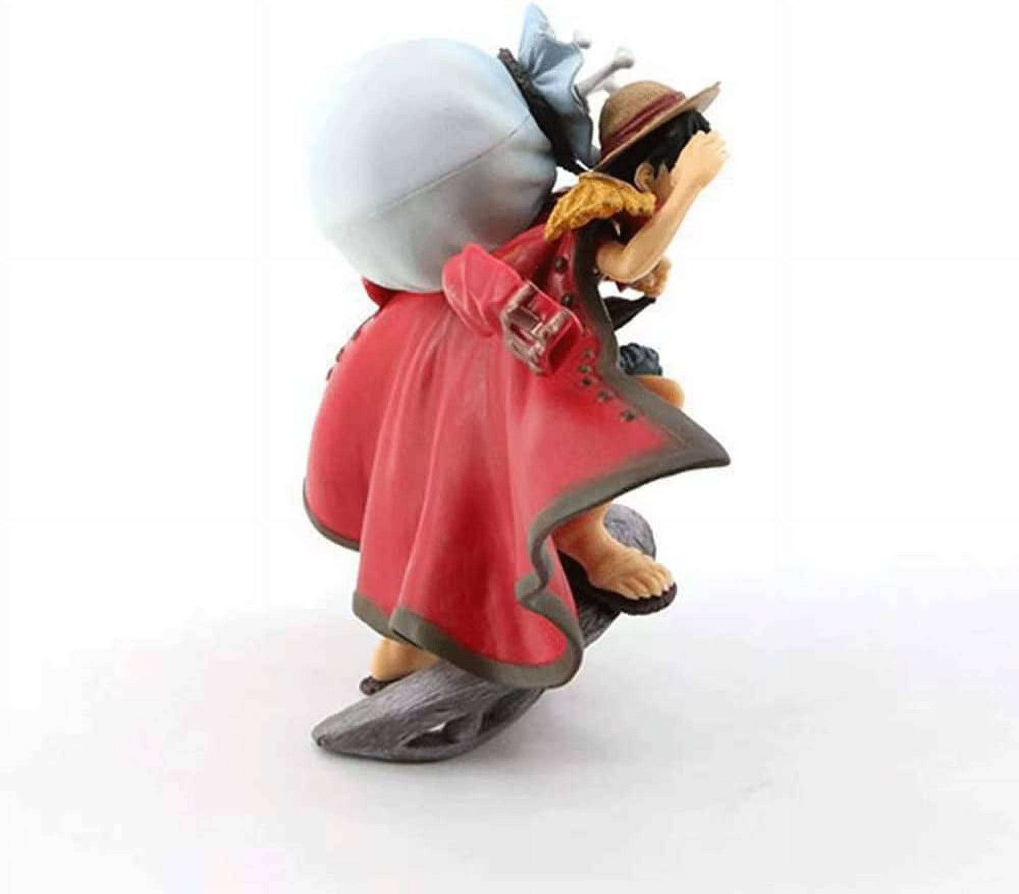 New Monkey·D·Luffy 15cm/5.9inch The Top War Shape Character Anime Statue Figure Desktop Ornament Popular Decorations Fan Souvenirs Creative Gift Collection