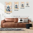 thumbnail image 5 of Watercolor Siberian Husky Happy Birthday Celebration Balloons Gift Party Vertical Matte Canvas Poster Husky Dog Lover Gifts Wall Art Home Decor - 00028, 5 of 5