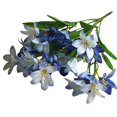 thumbnail image 2 of Xinyolin 1 Bouquet Artificial Fake Mini Lily Flower Plant Home Office Wedding Party Decor, 2 of 8