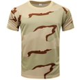 thumbnail image 4 of Camisetas deportivas al aire libre para mujer, camisetas de manga corta con cuello redondo de secado rápido de camuflaje 3D, camiseta de camuflaje militar para senderismo y caza, 4 of 5