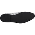 thumbnail image 6 of Santimon Leather Paillette Loafers Business Dress Shoes Glitter Slip-on Casual Shoes Silver 10.5 US, 6 of 7