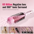 thumbnail image 2 of MATSKY 1.5" Pink Thermal Brush, Ionic Heated Round Curling Brush for Fine Hair, 5 Heat Settings, Frizz Control Volumizer, 2 of 7