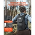thumbnail image 4 of VEVOR Hydration Backpack, Water Backpack with 3L TPU Water Bladder, Tactical Molle Hiking Hydration Pack with Storage for Men Women, Hydro Water Daypack for Hiking Running Cycling Camping, 4 of 9