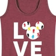thumbnail image 3 of Mickey & Friends - Mickey Love Fill - Women's Racerback Tank Top, 3 of 5