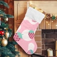 thumbnail image 5 of Coolnut Strawberry Christmas Stocking Personalized Large Candy Stocking, Xmas Stockings Decoration Hanging Gift for Family Holiday Party Ornaments Decor Fireplace, 5 of 7