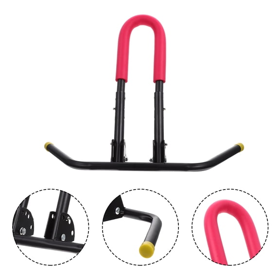 LOLIPPYY Red Metal Bike Kickstand for Mountain and Road Bikes with Height Adjustment Durable Support 13.5 Inch