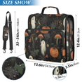 thumbnail image 2 of FORMRS Zipper Binder with Shoulder Strap 2-inch Ring 500 Sheet Capacity File Bag, Autumn Ghost Pattern, 2 of 5