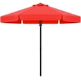 thumbnail image 3 of ABCCANOPY 7.5ft Outdoor Market Hand Push Patio Umbrella With Hanging Edge,12+Colors, Red, 3 of 8