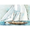 thumbnail image 2 of Selkirk, Edward 14x11 Gold Ornate Wood Framed with Double Matting Museum Art Print Titled - Big Bad Sailboat, 2 of 4