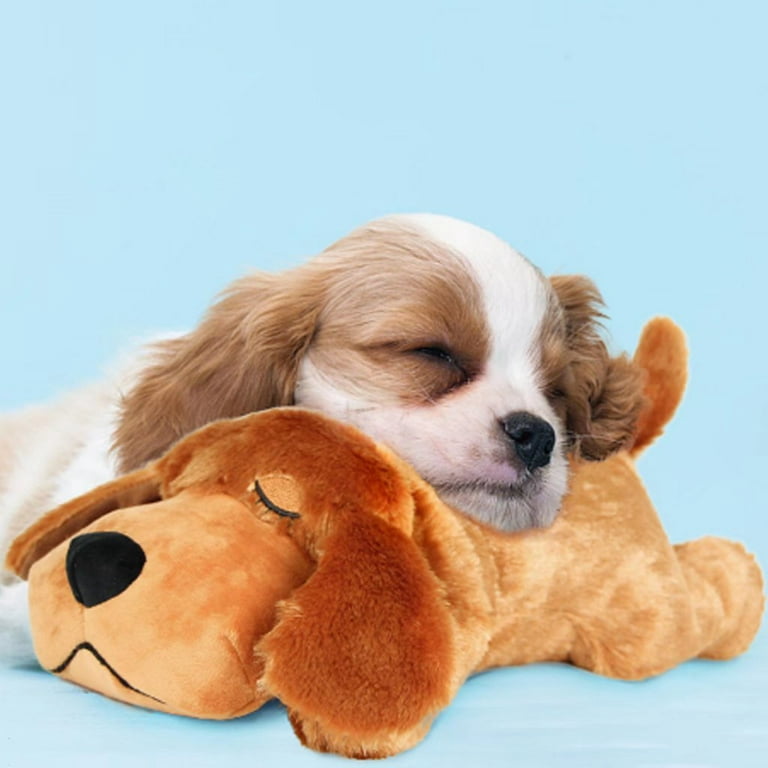 ZALBYUY Heartbeat Puppy Toy, Puppy Sleep Aid Toy, Small Dog