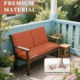 thumbnail image 6 of SDJPOI Outdoor Loveseat Cushion Set, 48‘‘ x 24‘’ Waterproof Couch Love Seat for Bench & Swing, 6 of 6