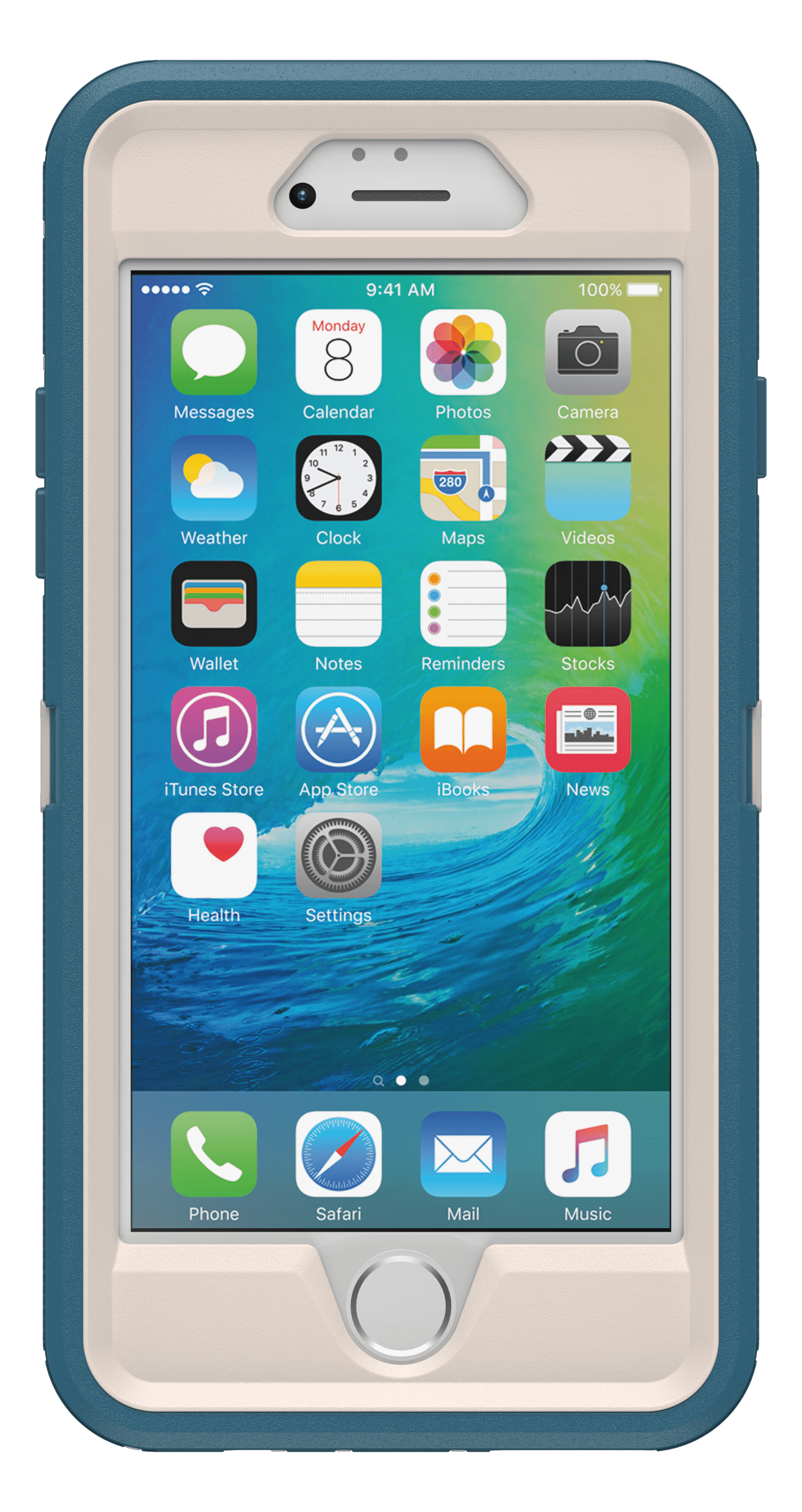 OtterBox Defender Series Pro Phone Case for Apple iPhone 6, iPhone 6s , Blue