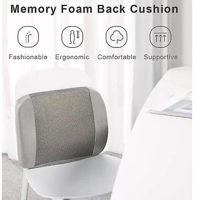 Cojín de espuma viscoelástica Soporte lumbar para automóvil LingWen 8390605772184