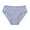 Gray, variant on ShomPort Women's Panties Basic Mid Waist Solid Color Briefs Comfortable Cotton Hipster Underwear