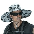 thumbnail image 2 of Aueoeo Large Wide Brims Sun Hat For Men Women Waterproof Bucket Sun Summer Travel Fishing Hiking Fisherman Hat, 2 of 3