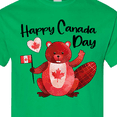 thumbnail image 4 of Inktastic Happy Canada Day Cute Red Beaver with Canadian Flag T-Shirt, 4 of 5