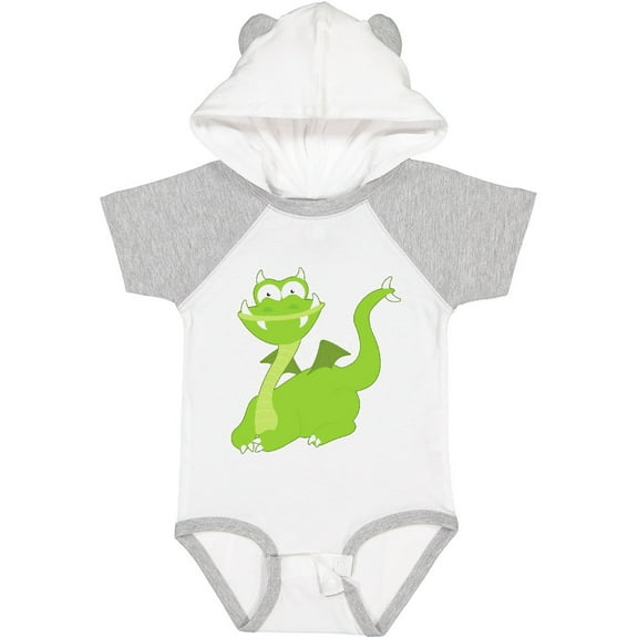 Inktastic Green Dragon Boys or Girls Baby Bodysuit