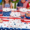 thumbnail image 4 of B 10 Piece American Flag Patriotic Paper Plates For Independence Day Party 7 Inch, 4 of 6