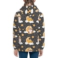 thumbnail image 6 of Kdxio Cute Bee Gnome Pattern Kids Boys Girls Zip Up Hoodie 3D Printed Hooded Sweatshirt Hoody Coat with Pocket 7-12 Y-Small, 6 of 6