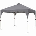 thumbnail image 1 of Carpa Plegable 3x3 m , Toldo Oxford 150D Impermeable Protección UPF50+ Anti Rayos UV, Mecanismo Bloqueo Central Armado Rápido Sin Herramientas-Para Jardín, Patio, Camping, Fiestas y Puestos De Feria, 1 of 9