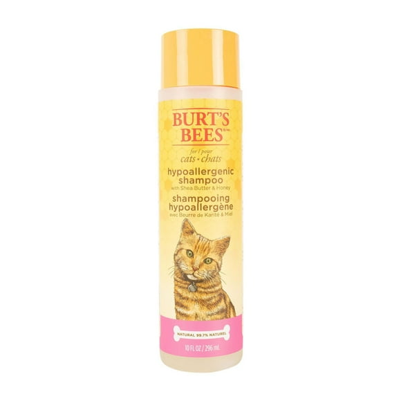Burt's Bees Hypoallergenic Cat Shampoo, 10 fl oz, With Shea Butter & Honey