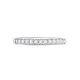 thumbnail image 2 of 14kt White Gold Womens Round Diamond Machine-set Wedding Band Ring 1/4 Cttw, 2 of 4