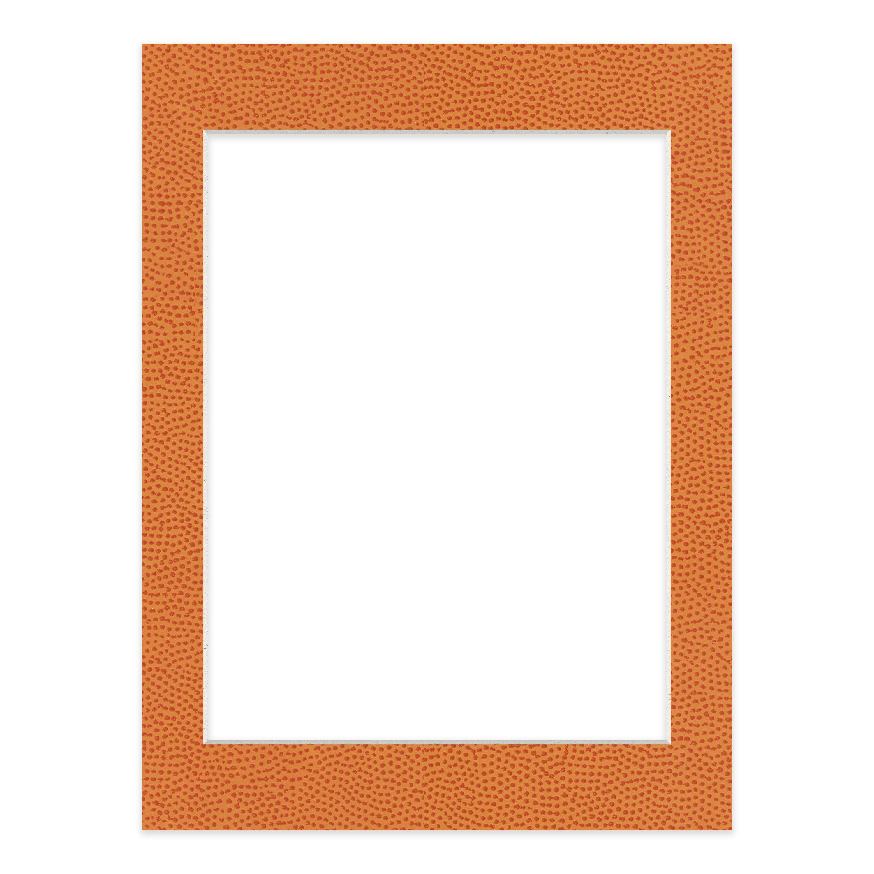 Basketball Texture Picture Frame Mat for 18x24 Frames - Fits 12x18 Photos - 1 Mat