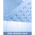 thumbnail image 3 of Yolife Extra Large Shower Mat 47.2"x31.5" - TPE Non-Slip Bath Mat/Suction Cups & Drain Holes, Heavy Duty for Shower Stall, Odor-Free,Light Blue, 3 of 8