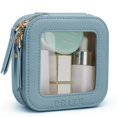thumbnail image 1 of Bolsa de maquillaje Prite, pequeña, portátil, transparente, impermeable, azul, 1 of 8