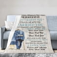 thumbnail image 1 of LHSHID To My Husband Throw Blanket Soft Fuzzy Fleece Blanket For Couch Bed Living Room Decoration 40x50in, 1 of 6