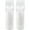 2pack White, variant on Root Comb Applicator Bottle, 2 Pack 6 Ounce Hair Oil Applicator Bottle for Hair Dye Bottle Applicator Brush with Graduated Scale