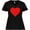 AB-Black, variant on Inktastic Red Heart Women's Plus Size T-Shirt