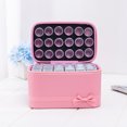 thumbnail image 2 of Zootealy Diamond Storage Box with 54 Bottles Bowknot Pattern Portable Storage Bag with Double Zippers for Painting Accessories Tool Nail Art Rhinestones, 2 of 8