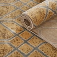 thumbnail image 5 of BNM Modern Lattice Indoor Area Rug, 8' x 10', Taupe, 5 of 6