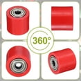 thumbnail image 4 of 8mm Roller Pulley Tensioner, Chain Roller Pulley Tensioner Mini Bike Parts Nylon Cylinder Type Guide Wheel Chain Guide Slider Set for Mini Motorcycle Dirt Bike, Red, 4 of 6