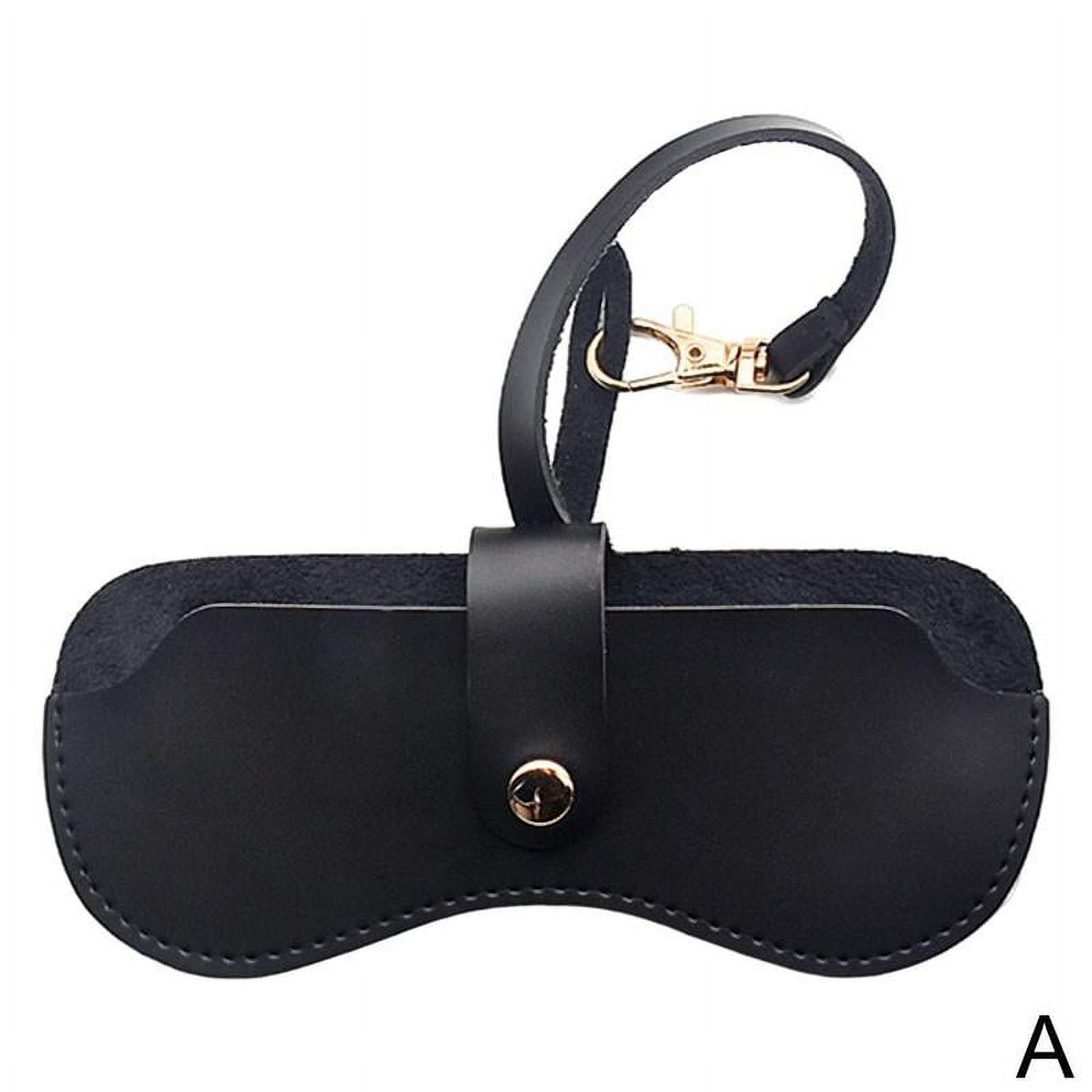 【AWAY】The Sunglasses Pouch ZXCVWWE Soft Leather Sunglasses Bag, Portable Soft Leather