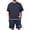 Navy, variant on TBWNWG Men's Casual Suit Set Summer Relaxed Fit Layering Design Everyday Wear Comfortable Attire For Stylish Outfits,Sizes 5XL